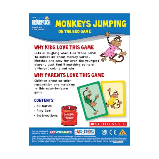 Scholastic Monkeys Jumping on the Bed Game